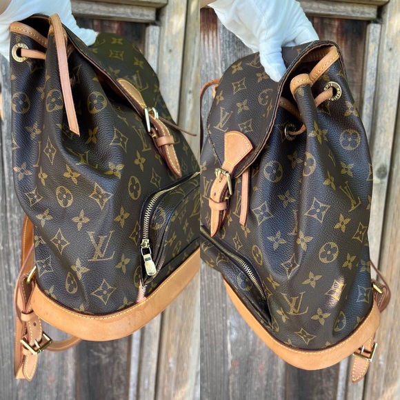 ❌SOLD❌Authentic Louis Vuitton monogram Montsouris MM backpack - Picture 9 of 16